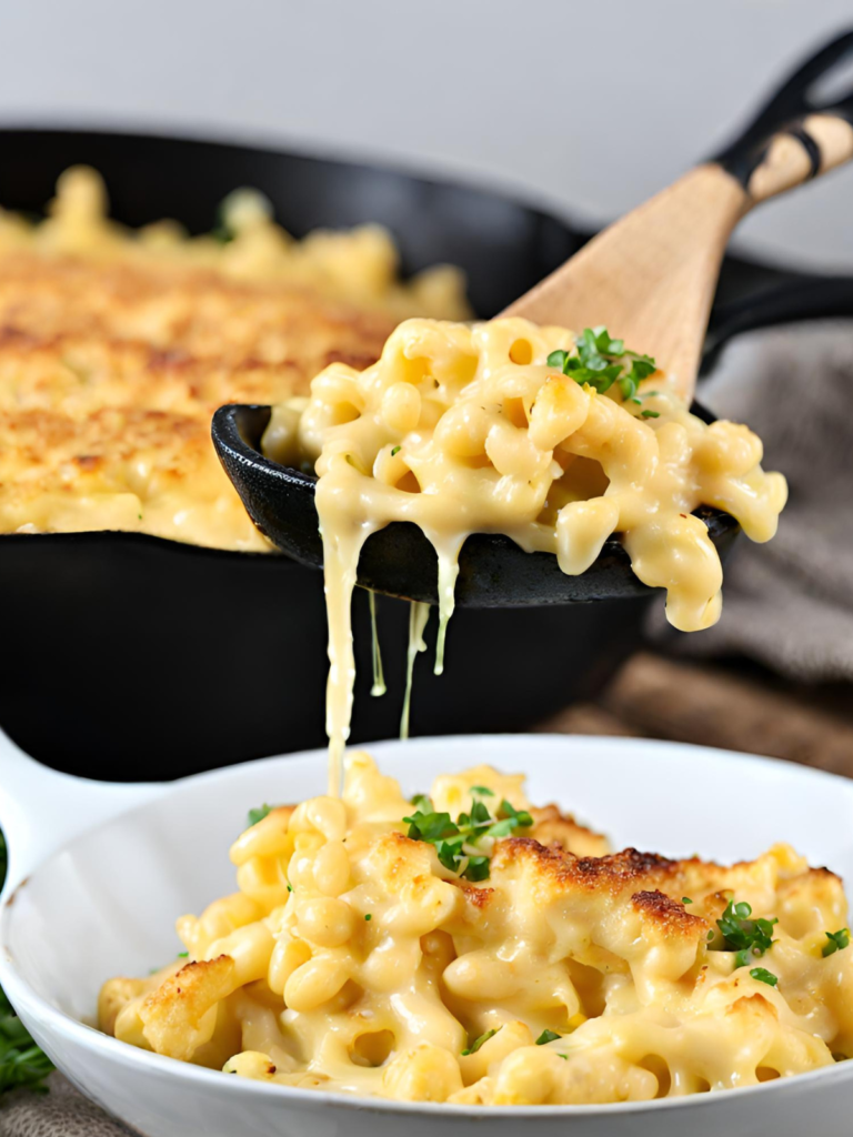 Cast Iron Skillet Mac and Cheese