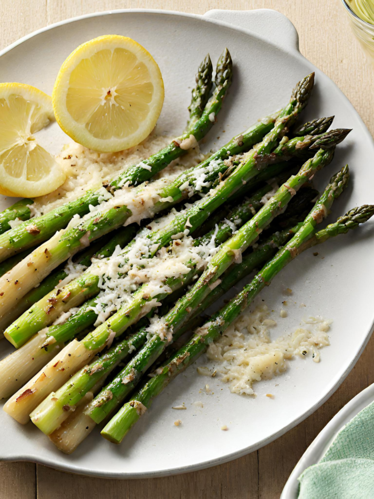 Lemon-Parmesan Grilled Asparagus