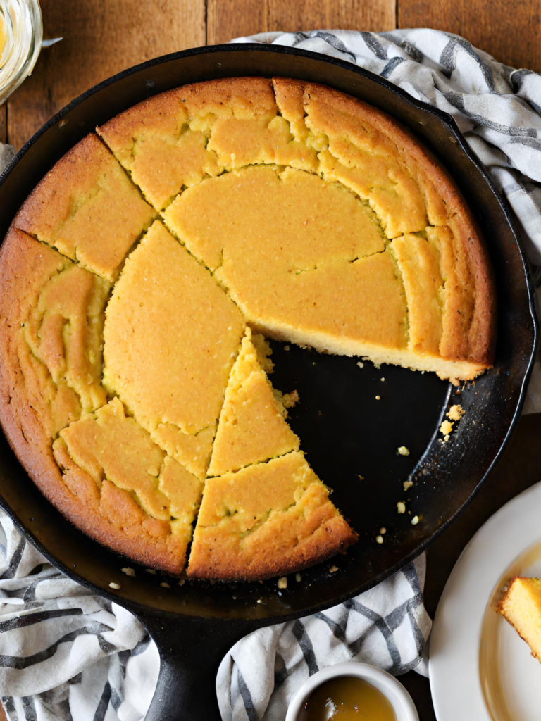 Skillet Honey Butter Cornbread