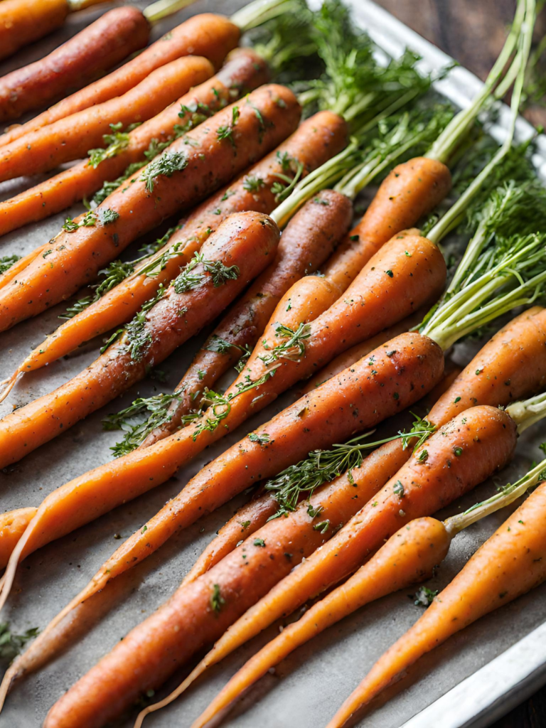 Carrots Roasted with Herbs