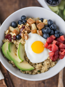 quinoa breakfast bowl